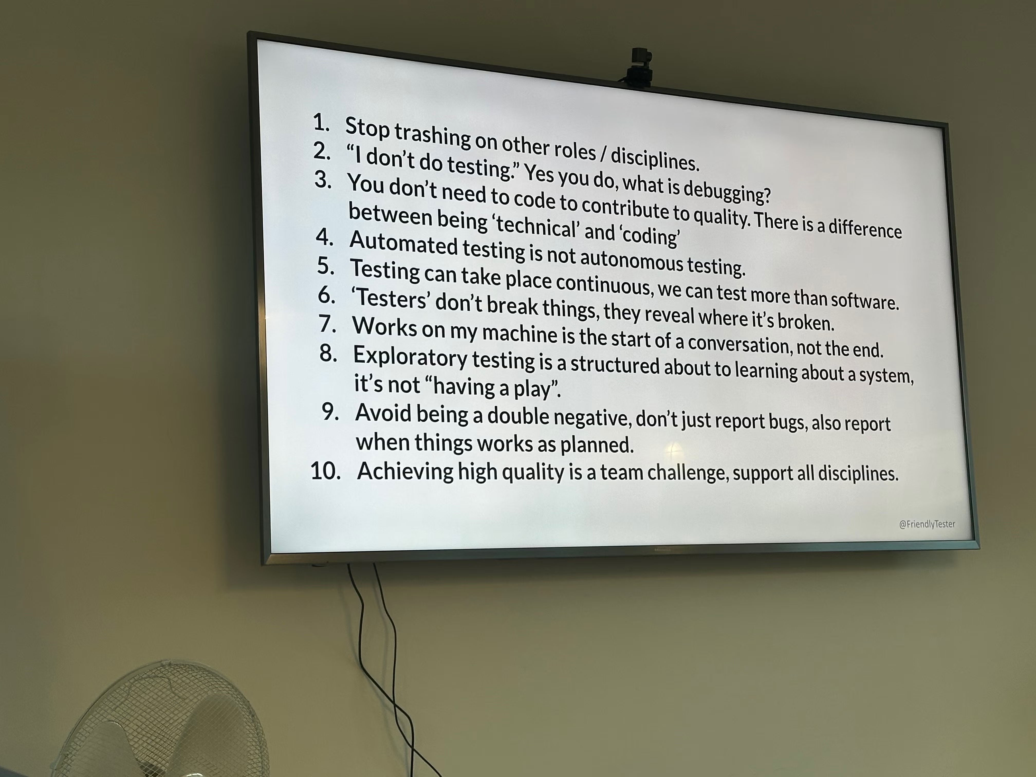 10 takeaways from Richard's talk